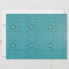 Blauwgroen Tile Pattern (door William Morris) Kaart