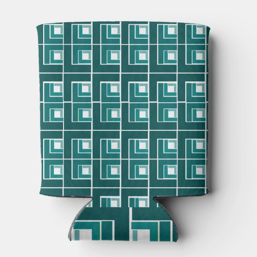 Blauwgroen Topsy Turvy Blikjeskoeler (Achterkant)