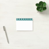 Blauwgroen Topsy Turvy Post-it® Notes (Kantoor)