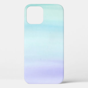Blauwgroen tot Paarse Waterverf Uitwas Zazzle_Gr Case-Mate iPhone Case