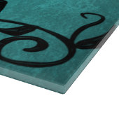 Blauwgroen trekvogels — Aangepast snijvlak Snijplank (Hoek)