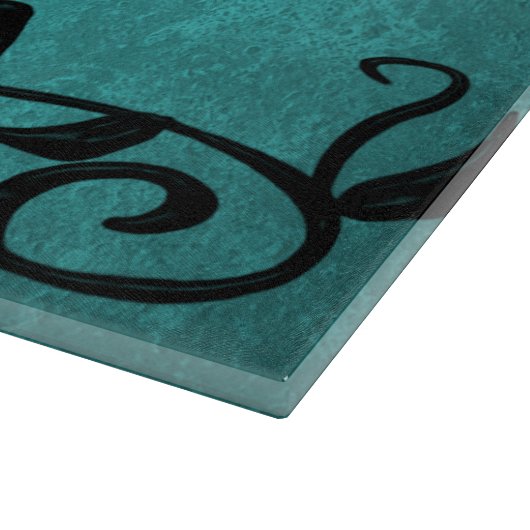 Blauwgroen trekvogels — Aangepast snijvlak Snijplank (Hoek)