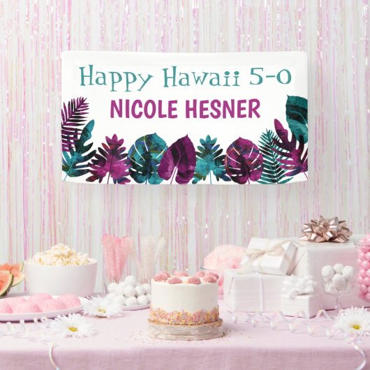 Blauwgroen, Tropical Berry Pink Hawaii 5-0 50th Spandoek (Feest)
