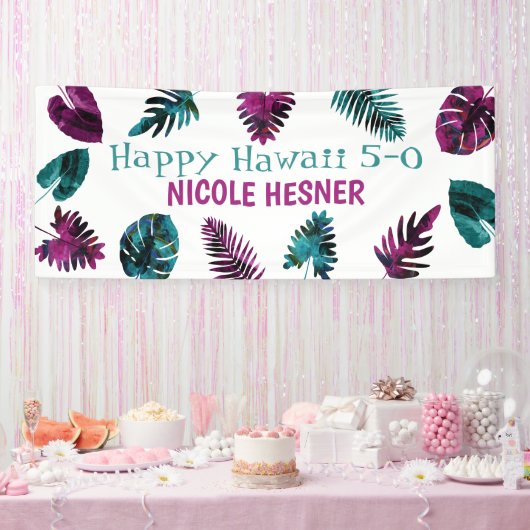 Blauwgroen, Tropical Berry Pink Hawaii 5-0 50th Spandoek (Feest)