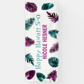 Blauwgroen, Tropical Berry Pink Hawaii 5-0 50th Spandoek (Verticaal)