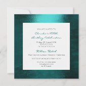 Blauwgroen tropische waterpartij kaart (Voorkant)