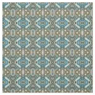 Blauwgroen Turquoise Blue Grey Brown Hip Orient Ba Stof