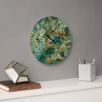 Blauwgroen Turquoise Gold Brown Minerals Marble Pa