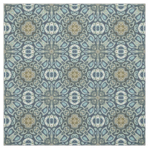 Blauwgroen Turquoise Seafoam Green Bali Batik Patt Stof