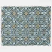 Blauwgroen Turquoise Zeevruchten Groene Boheemse T Fleece Deken (Voorkant (Horizontaal))