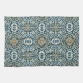 Blauwgroen Turquoise Zeevruchten Groene Boheemse T Theedoek (Horizontaal)