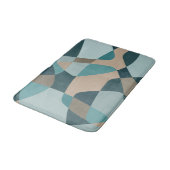 Blauwgroen tussenliggende rotlagen badmat (Gekanteld)