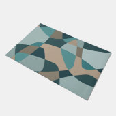 Blauwgroen tussenliggende rotlagen deurmat (Schuin)