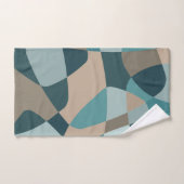 Blauwgroen tussenliggende rotlagen handdoek (Handdoek)