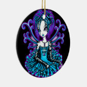 blauwgroen TuTu Fairy Art Ornament (Rechts)