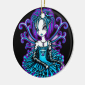 blauwgroen TuTu Fairy Art Ornament (Links)