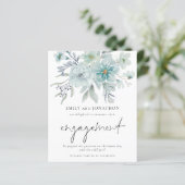 Blauwgroen uitgave van het Verloving van Florals W (Staand voorkant)