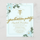 Blauwgroen uitnodigingen tot het indienen van voor (Voorkant)