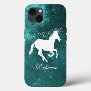 Blauwgroen Unicorn - Aangepast Case-Mate iPhone Case