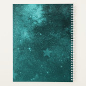 Blauwgroen Unicorn persoonlijke planner (Achterkant)