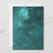 Blauwgroen Unicorn sparen de DatumAankondiging Aankondiging (Achterkant)