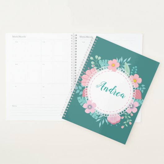 Blauwgroen ventilatorhoofdplank planner (Display)