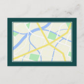 Blauwgroen verbrand Sinaasappel Bloemen Richting D Informatiekaartje (Achterkant)