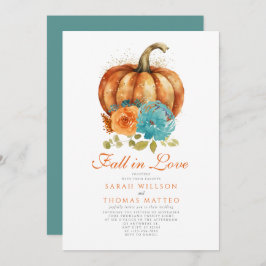 Blauwgroen verbrande Sinaasappel Bloemen Herfst in Kaart