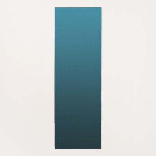 Blauwgroen verloopkleur yogamat (Achterkant)