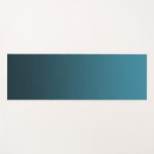 Blauwgroen verloopkleur yogamat (Voorkant (horizontaal))