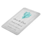 Blauwgroen Vertakking Shell sparen de Magnet van d Magneet (Linkerzijde)