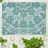 blauwgroen vertalen theedoek (Gevouwen)