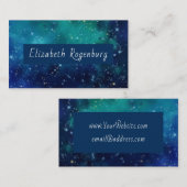 Blauwgroen Visitekaartje (Voorkant / Achterkant)