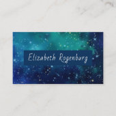 Blauwgroen Visitekaartje (Voorkant)