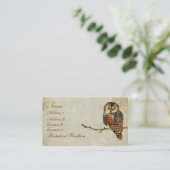 Blauwgroen Visitekaartje/Labels Visitekaartje (Staand voorkant)