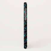 blauwgroen vispatroon Case-Mate iPhone case (Achterkant/links)