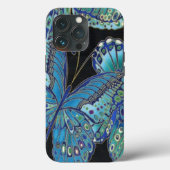 Blauwgroen vlinder Case-Mate iPhone case (Achterkant)