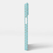 Blauwgroen vlinder in het ontwerp van de kettingko iPhone hoesje (Rechterkant)