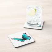 Blauwgroen vlinder onderzetter (Rechterzijde)