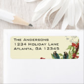  Blauwgroen vogelmerk Drijfmerk Etiket (Insitu)