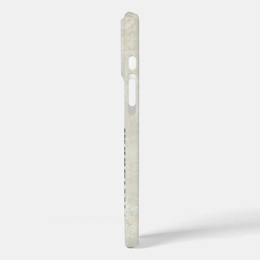 Blauwgroen vogeltak Case-Mate iPhone Case (Achterkant / Links)