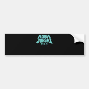 Blauwgroen volleybaloefening Anime Manga Cosplay Bumpersticker