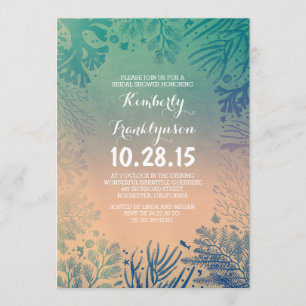 Blauwgroen Vrijgezellenfeest onderwater zee van de Kaart