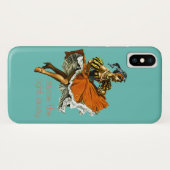 Blauwgroen  Vrouw Dancer Case-Mate iPhone Case (Achterkant (horizontaal))