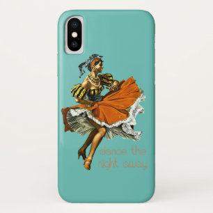 Blauwgroen Vrouw Dancer Case-Mate iPhone Case