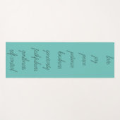 Blauwgroen vruchten van de gedistilleerde drank yogamat (Voorkant (horizontaal))