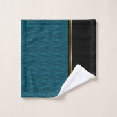 Blauwgroen water bad handdoek (Wasdoekje)