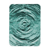 Blauwgroen waterrimpel magneet (Verticaal)