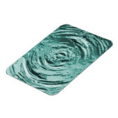 Blauwgroen waterrimpel magneet (Linkerzijde)