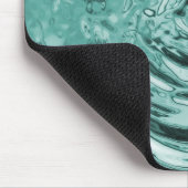 Blauwgroen waterrimpel muismat (Hoek)